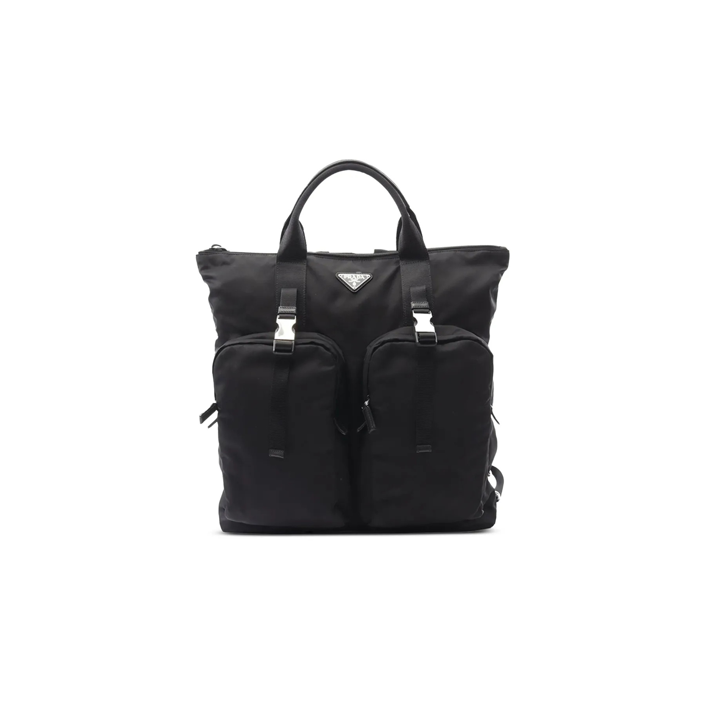 Pra*a tessuto montagna tote backpack 2vg053 (44*40*10cm)